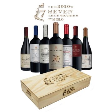 Kit Lendarios 2022 Caixa Madeira 7x750ml