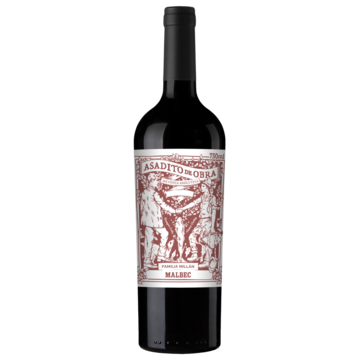 Vinho Asadito de Obra Malbec 750 ml